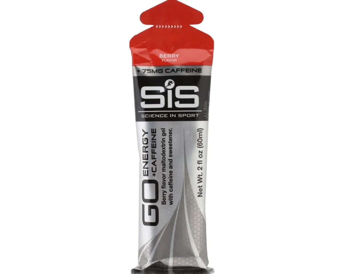 SIS Science In Sport Nutrition & Skin Care|GO Energy + Caffeine Gel (Berry) (30 | 2oz Packets)