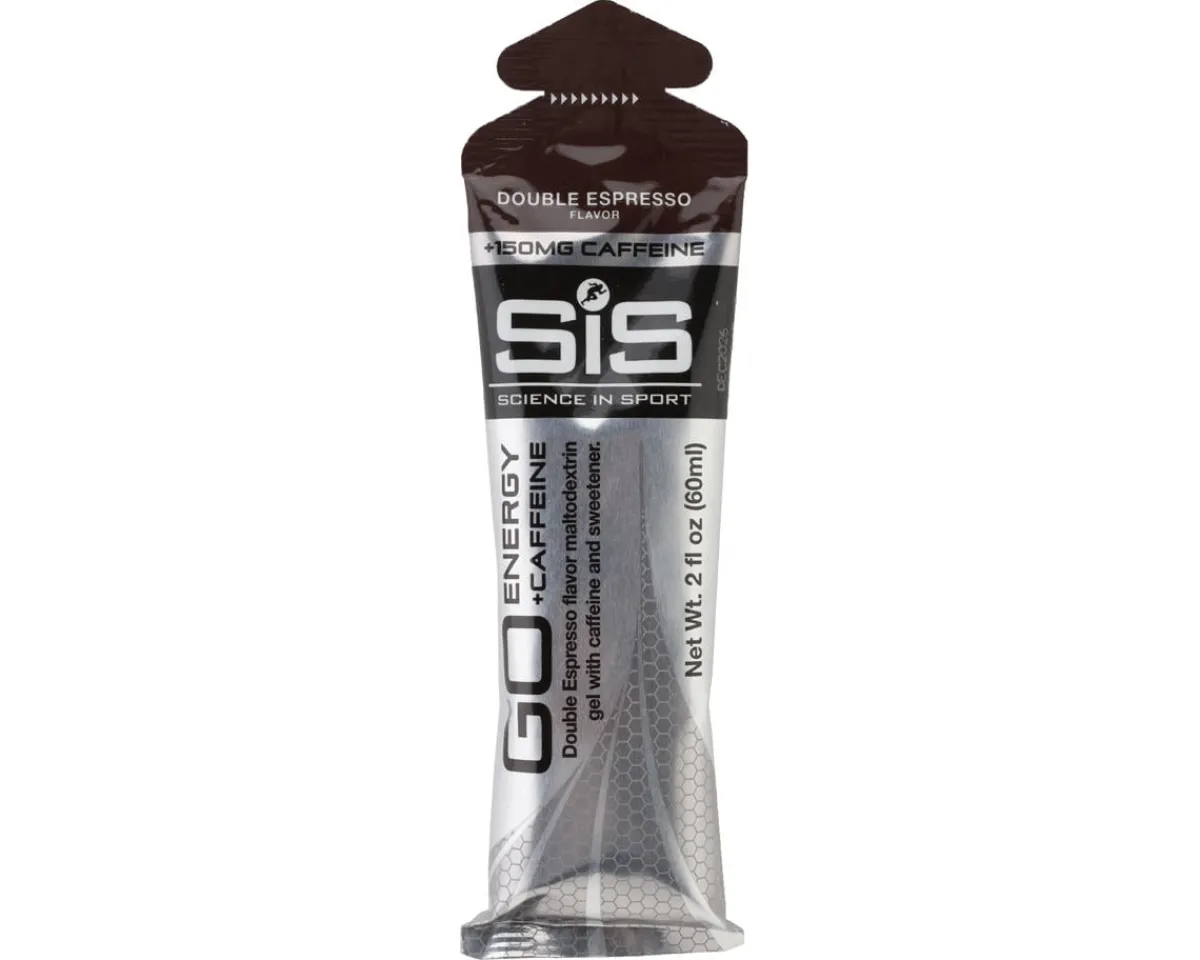 SIS Science In Sport Nutrition & Skin Care|GO Energy + Caffeine Gel (Double Espresso) (1 | 2.0oz Packet)