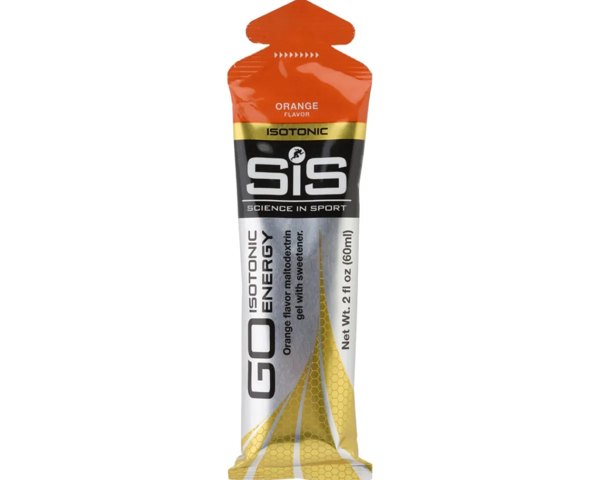 SIS Science In Sport Nutrition & Skin Care|GO Isotonic Energy Gel (Orange) (30 | 2oz Packets)