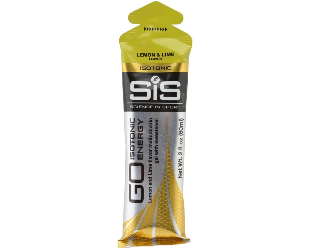 SIS Science In Sport Nutrition & Skin Care|GO Isotonic Energy Gel (Lemon & Lime) (30 | 2oz Packets)