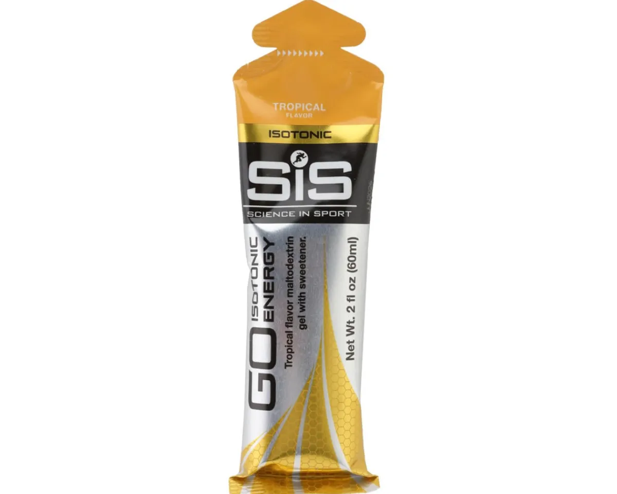 SIS Science In Sport Nutrition & Skin Care|GO Isotonic Energy Gel (Tropical) (30 | 2oz Packets)