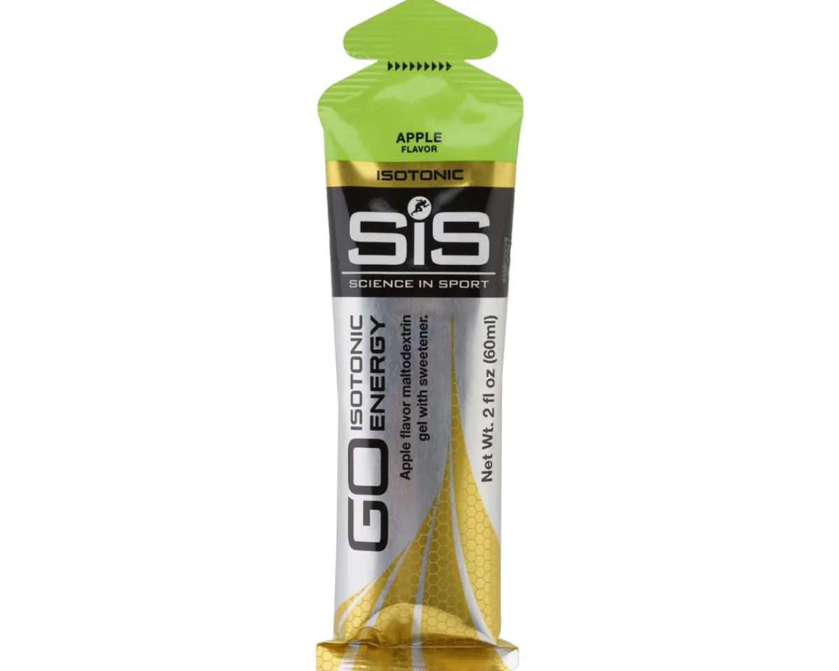SIS Science In Sport Nutrition & Skin Care|GO Isotonic Liquid Energy Gel (Apple) (30 | 2oz Packets)