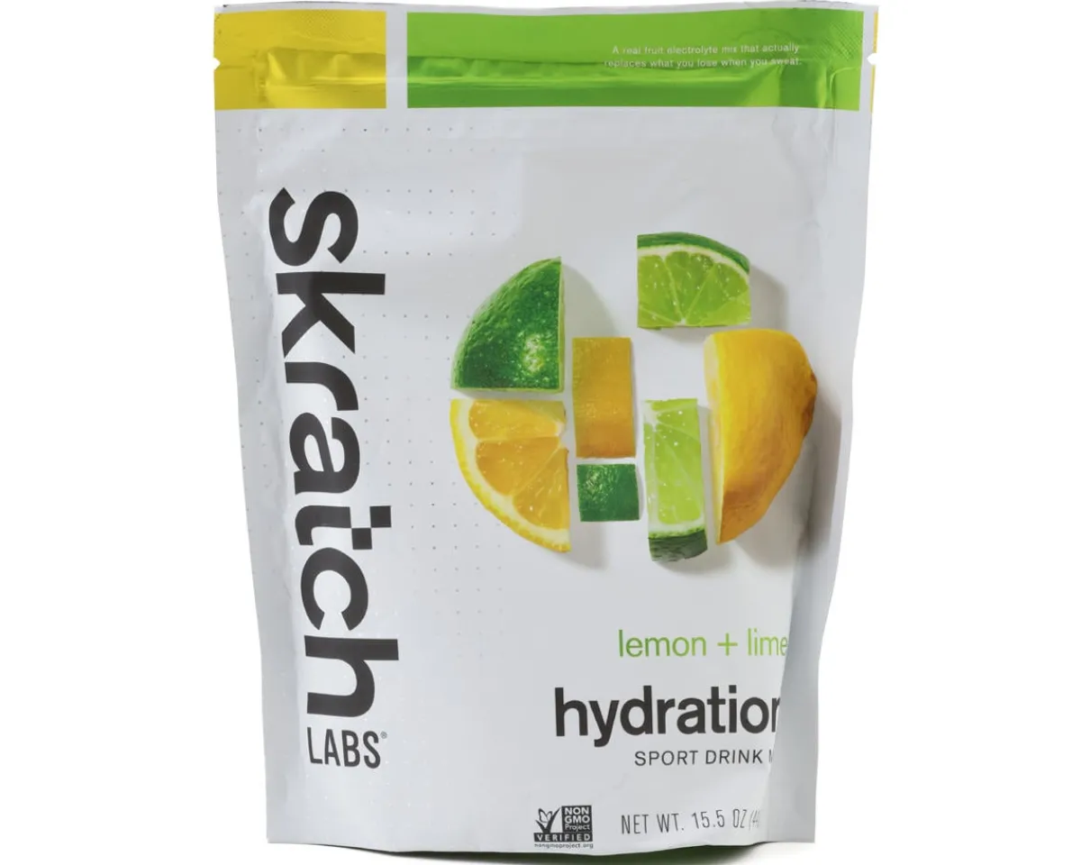 Skratch Labs Nutrition & Skin Care|Hydration Sport Drink Mix (Lemon Lime) (20 Serving Pouch)