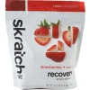 Skratch Labs Nutrition & Skin Care|Recovery Sport Drink Mix (Strawberries + Cream) (12 Serving Pouch)