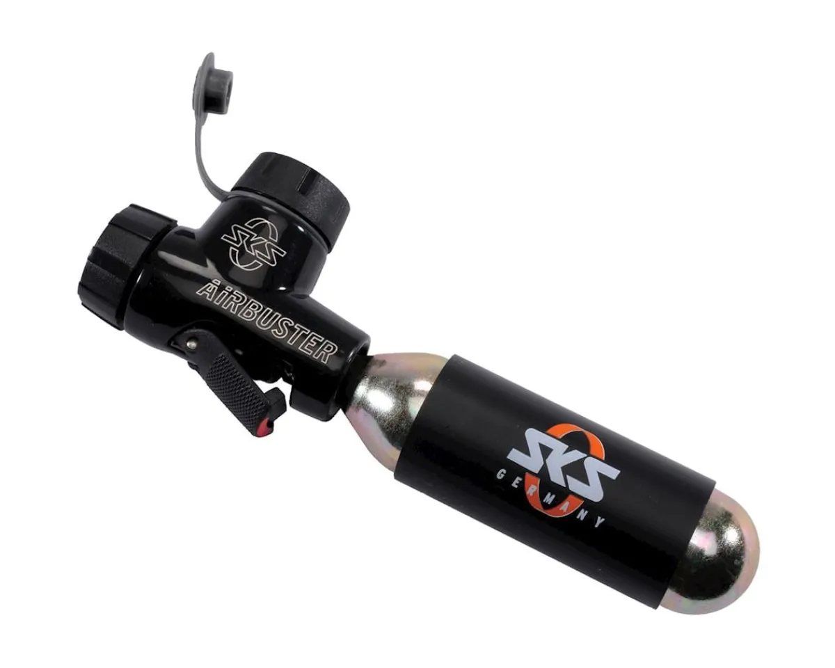 SKS Pumps & Co2|Pumps & Co2|Airbuster CO2 Inflator (Black) (w/ 16g Cartridge)
