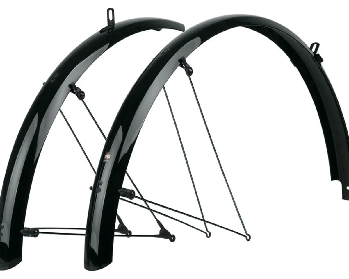 SKS Racks, Fenders, & Trailers|Bluemels Fender Set (Gloss Black) (B55 | 700c x 38-47)