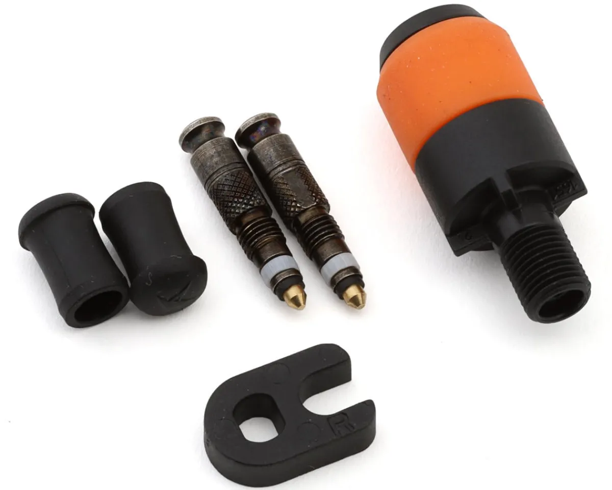 SKS Pumps & Co2|Pumps & Co2|Clik Tec Adapter with Conversion Kit (Black/Orange) (Pair)