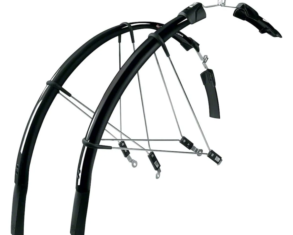 SKS Racks, Fenders, & Trailers|Raceblade Long Fender Set (Black) (700c x 20-28mm)