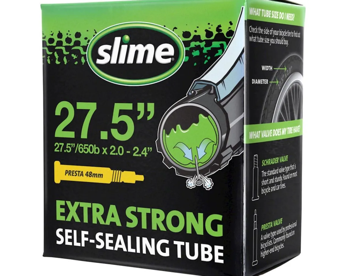 Slime Tubes|27.5"/650b Self-Sealing Inner Tube (Presta) (2.0 - 2.4") (48mm)
