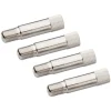 Slime Tire & Tube Accessories|Schrader Valve Extenders (Silver) (4 Pack) (1.25")