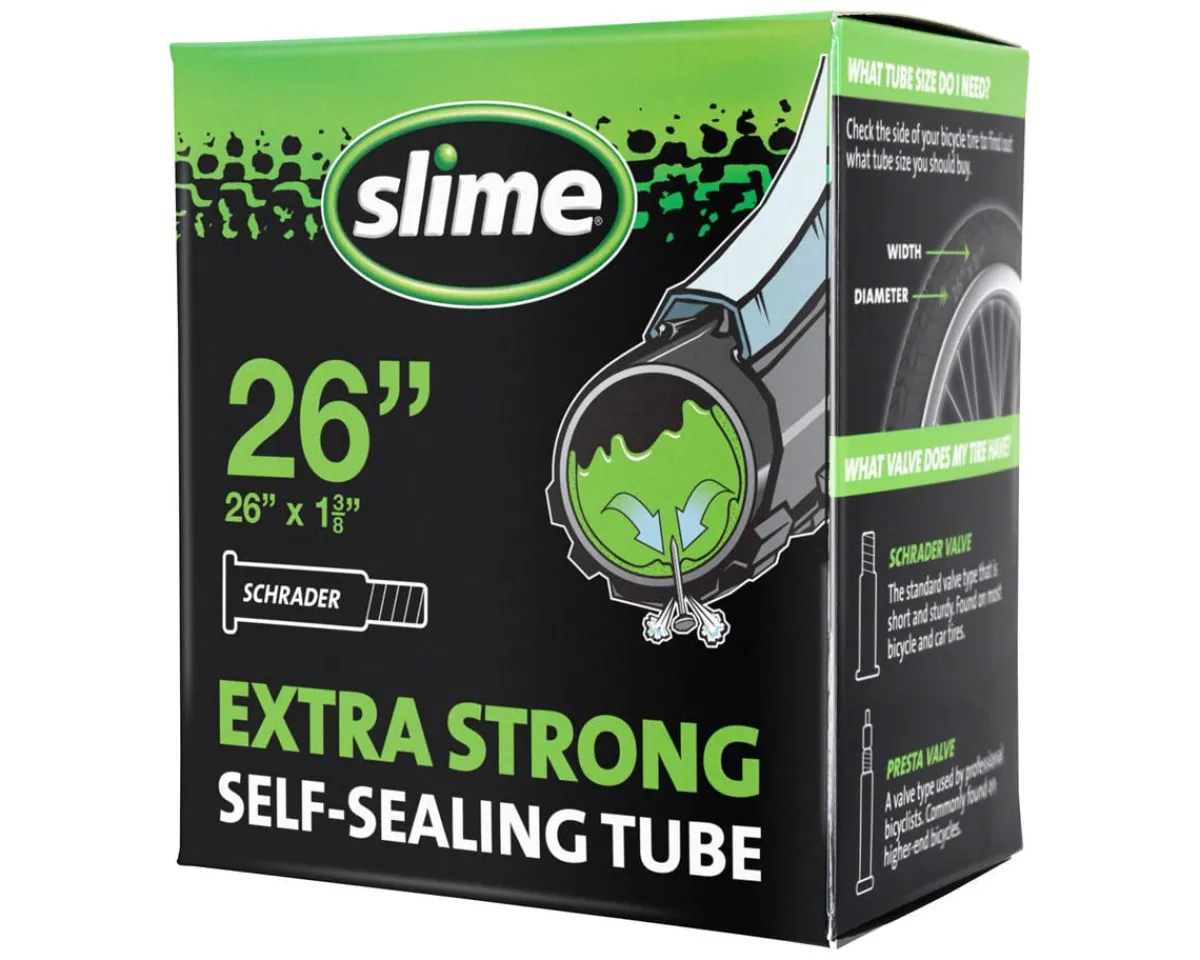 Slime Tubes|26" Self-Sealing Inner Tube (Schrader) (1-3/8")
