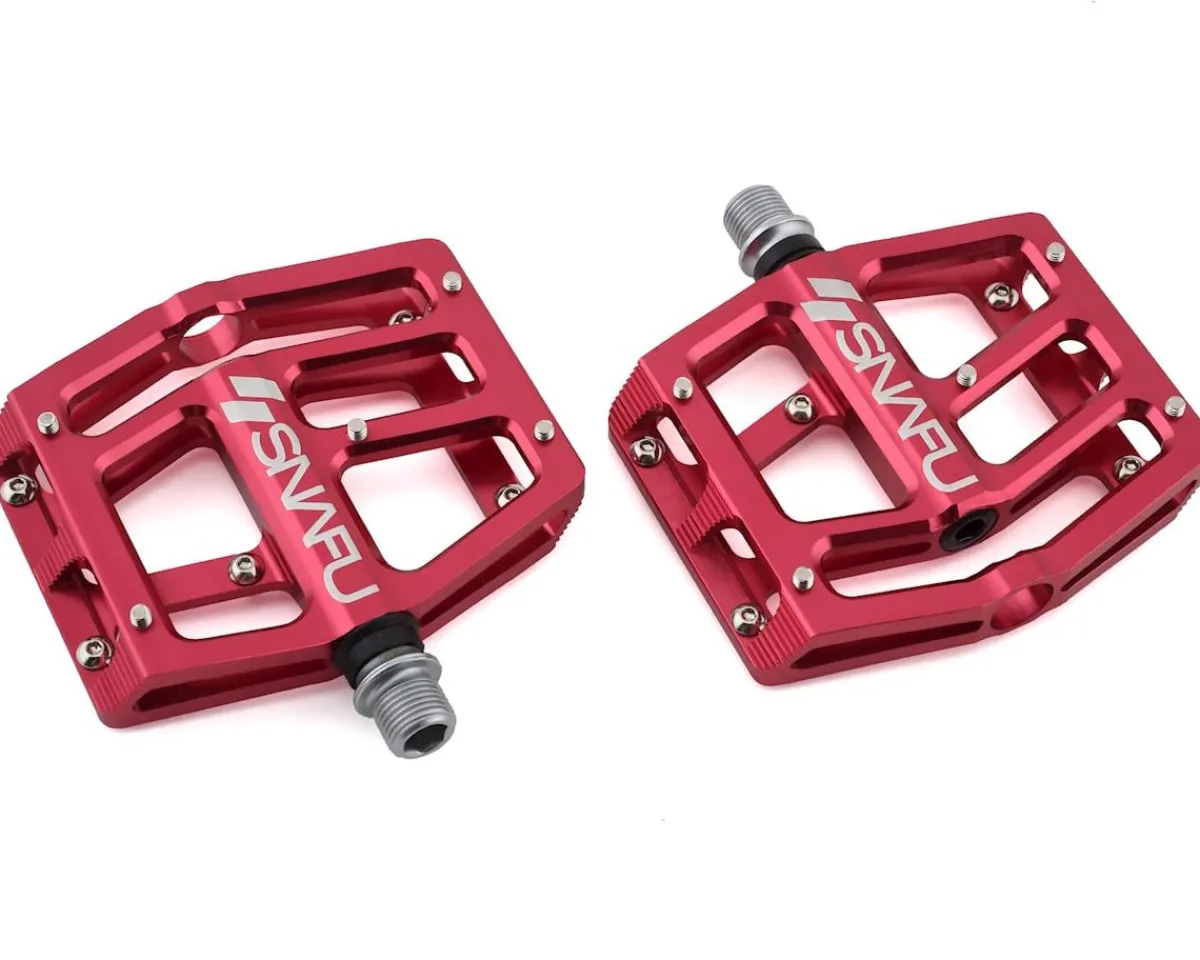 Snafu Pedals & Cleats|Cactus Pro Pedals (Red) (9/16")
