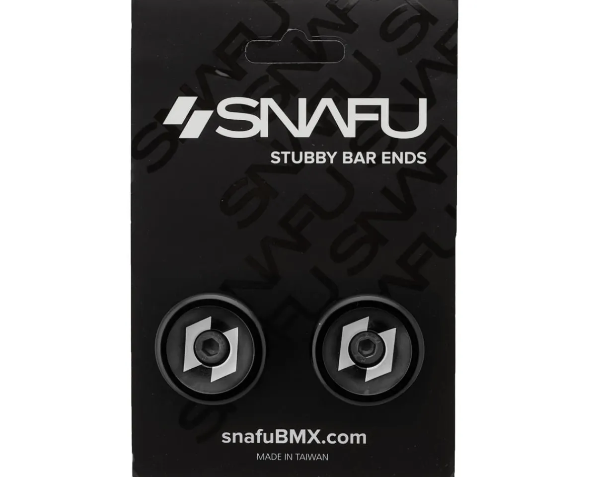 Snafu Handlebars|Stubby Bar Ends (Black)
