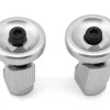 Snafu Handlebars|Stubby Bar Ends (Polished Silver)