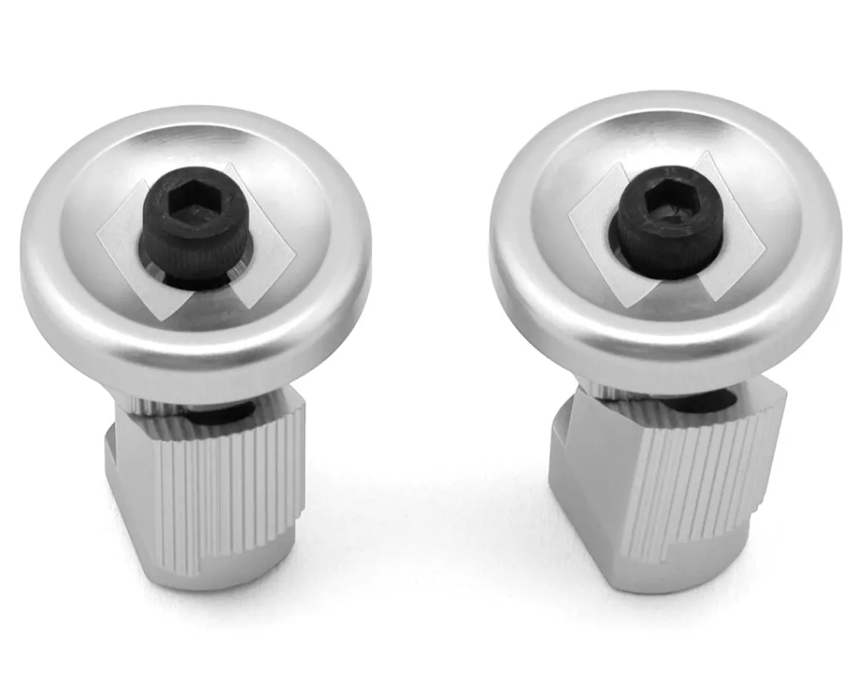 Snafu Handlebars|Stubby Bar Ends (Polished Silver)