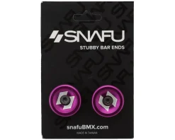 Snafu Handlebars|Stubby Bar Ends (Purple)