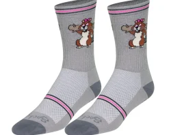 Sockguy Clothing Accessories|Shoes, Socks, & Footwear|Crew Dam Girl 6" Socks (Grey) (S/M)