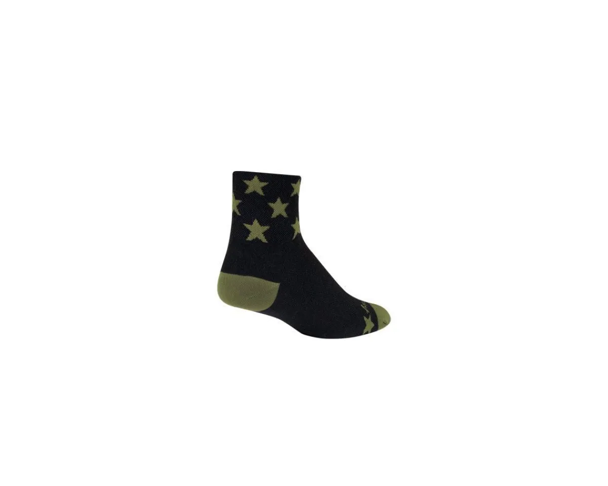 Sockguy Clothing Accessories|Shoes, Socks, & Footwear|Scout Wool Crew 3" Socks (Black) (S/M)