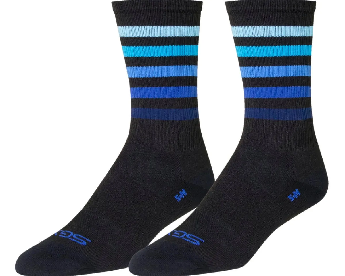 Sockguy Clothing Accessories|Shoes, Socks, & Footwear|6" SGX Socks (Deep) (L/XL)