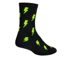 Sockguy Clothing Sale|Clothing Accessories|6" SGX Socks (Lit Black) (S/M)