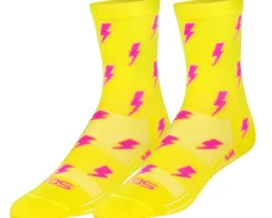 Sockguy Clothing Accessories|Shoes, Socks, & Footwear|6" SGX Socks (Lit Yellow) (L/XL)