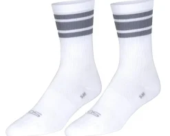 Sockguy Clothing Accessories|Shoes, Socks, & Footwear|6" SGX Socks (Throwback White) (S/M)