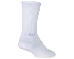 Sockguy Clothing Accessories|Holiday Shopping|6" SGX Socks (White) (S/M)