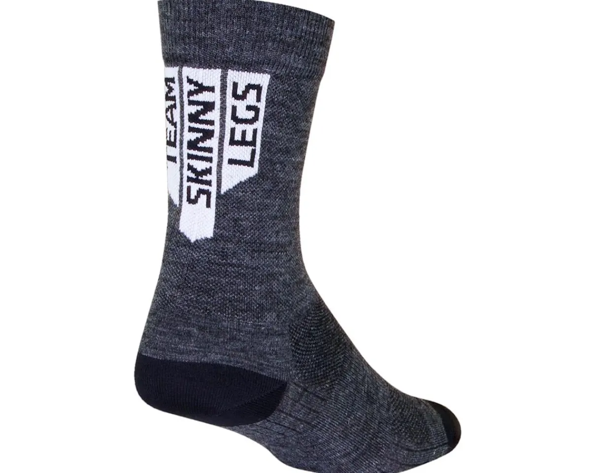 Sockguy Clothing Accessories|Shoes, Socks, & Footwear|6" SGX Wool Socks (Charcoal) (S/M)