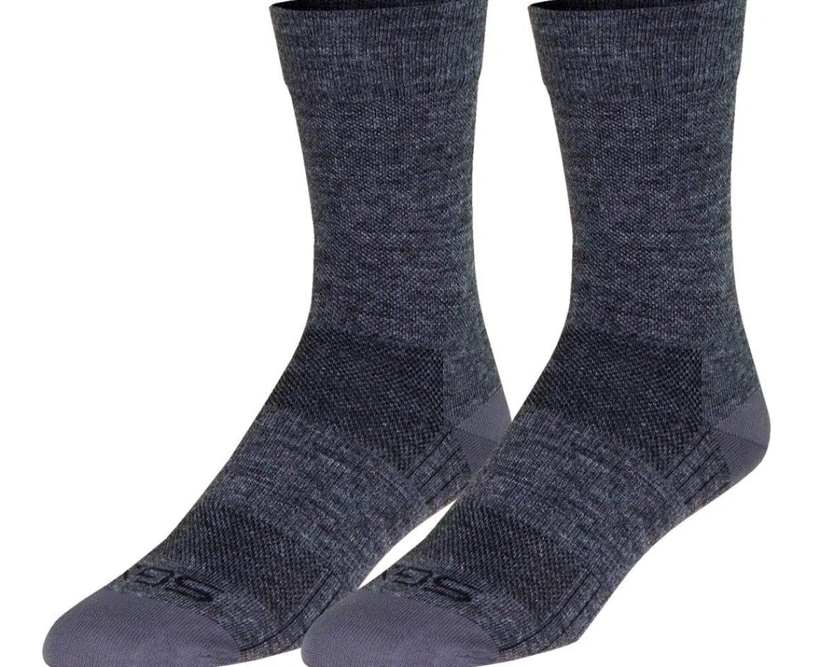 Sockguy Clothing Accessories|Shoes, Socks, & Footwear|6" SGX Wool Socks (Grey) (L/XL)