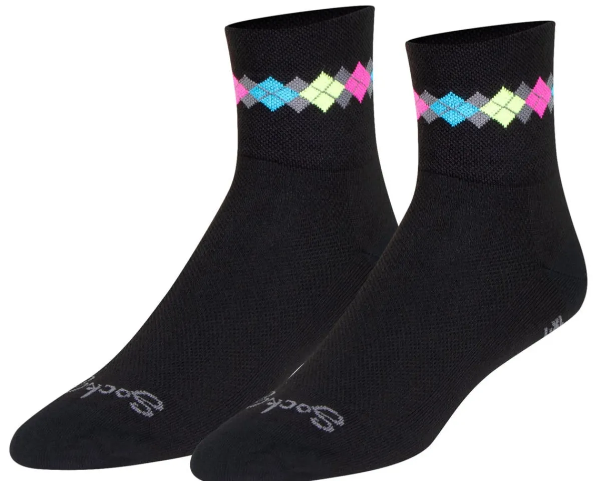 Sockguy Clothing Accessories|Shoes, Socks, & Footwear|3" Socks (Arglow) (S/M)