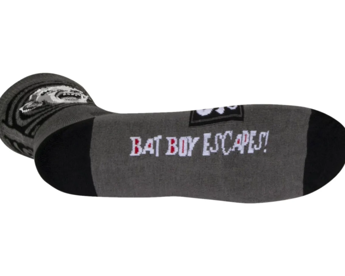Sockguy Clothing Accessories|Shoes, Socks, & Footwear|6" Socks (Bat Boy Escapes) (L/XL)