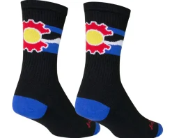 Sockguy Clothing Accessories|Shoes, Socks, & Footwear|6" Socks (Cogorado) (S/M)