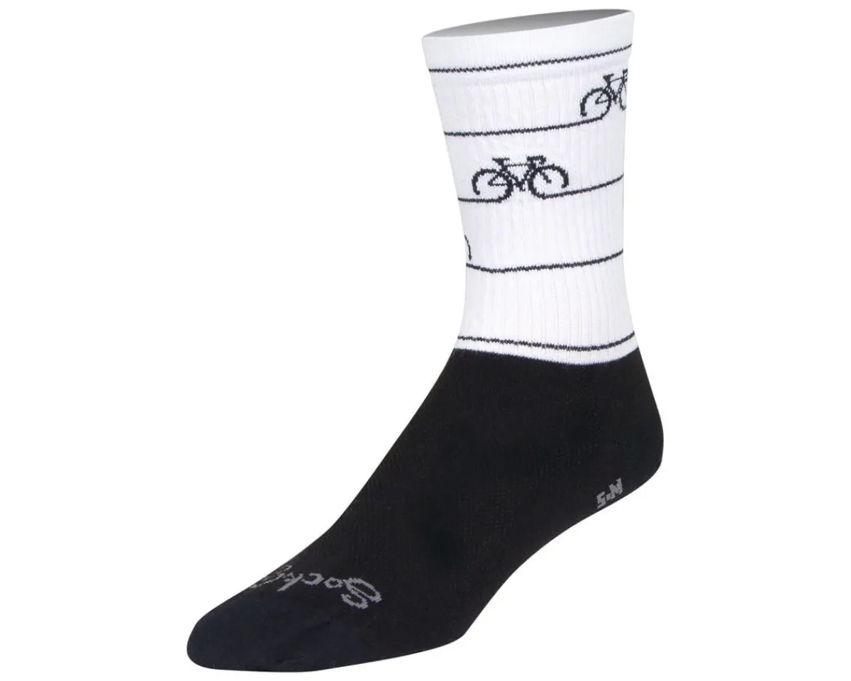 Sockguy Clothing Accessories|Shoes, Socks, & Footwear|6" Socks (Cyclepath) (S/M)