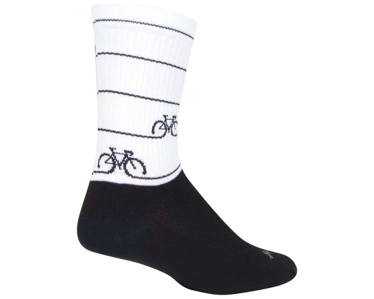 Sockguy Clothing Accessories|Shoes, Socks, & Footwear|6" Socks (Cyclepath) (S/M)