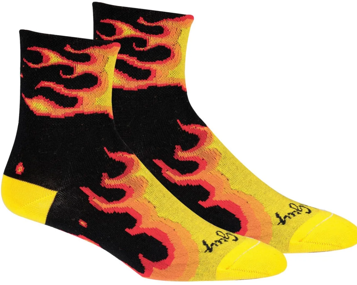 Sockguy Clothing Sale|Clothing Accessories|3" Socks (Fireball) (S/M)