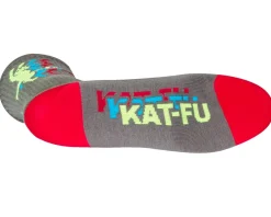 Sockguy Clothing Accessories|Shoes, Socks, & Footwear|6" Socks (Kat-Fu) (L/XL)
