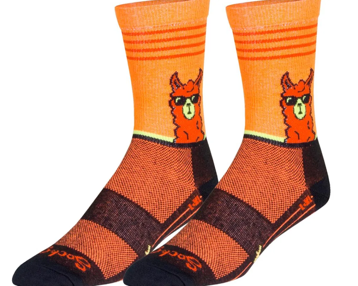 Sockguy Clothing Accessories|Shoes, Socks, & Footwear|6" Socks (No Drama Llama) (L/XL)