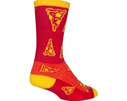 Sockguy Clothing Accessories|Shoes, Socks, & Footwear|6" Socks (Pizza) (L/XL)