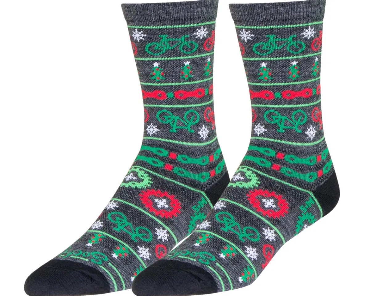 Sockguy Clothing Accessories|Shoes, Socks, & Footwear|6" Socks (Ride Merry) (L/XL) (Limited Edition)