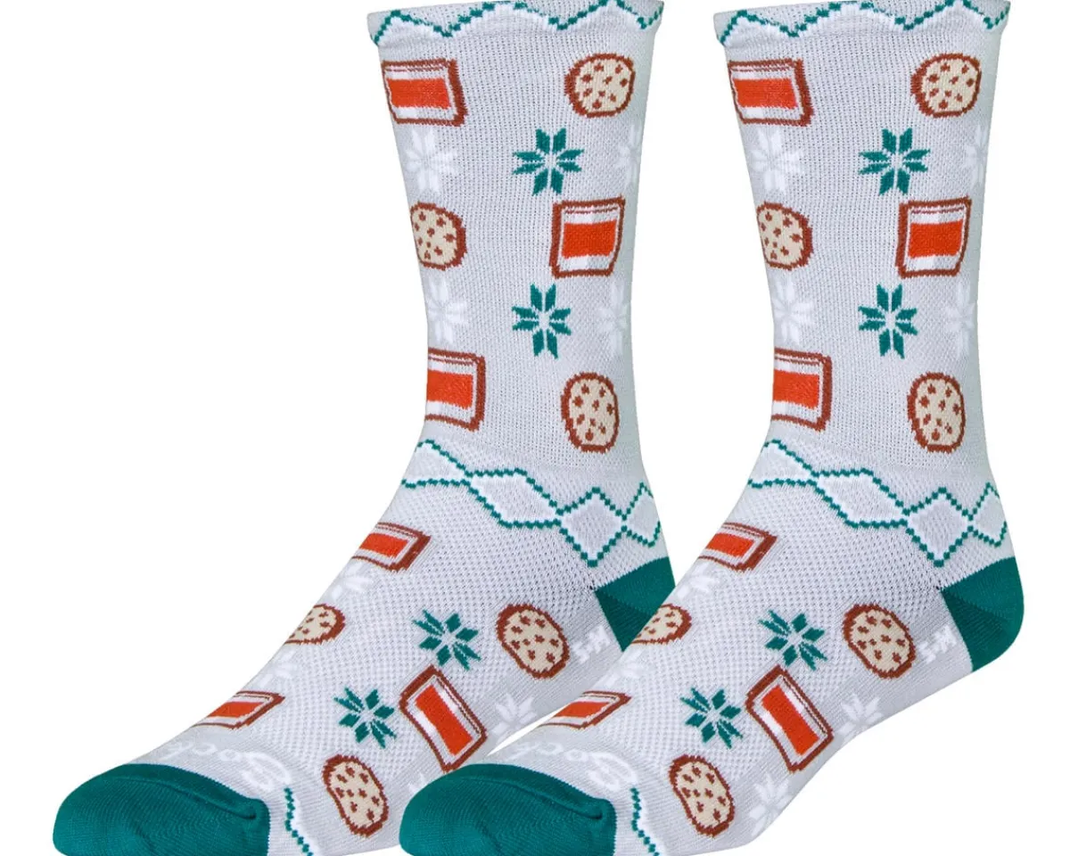 Sockguy Clothing Sale|Clothing Accessories|6" Socks (Santa Snacks) (L/XL)