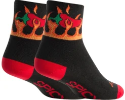 Sockguy Clothing Accessories|Shoes, Socks, & Footwear|3" Socks (Spicy) (S/M)