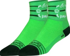 Sockguy Clothing Accessories|Holiday Shopping|3" Socks (The Cycle) (S/M)