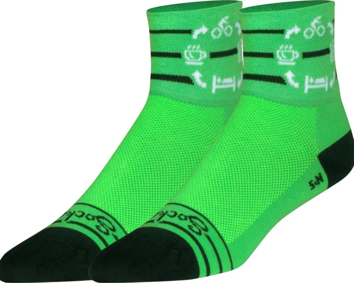 Sockguy Clothing Accessories|Holiday Shopping|3" Socks (The Cycle) (S/M)