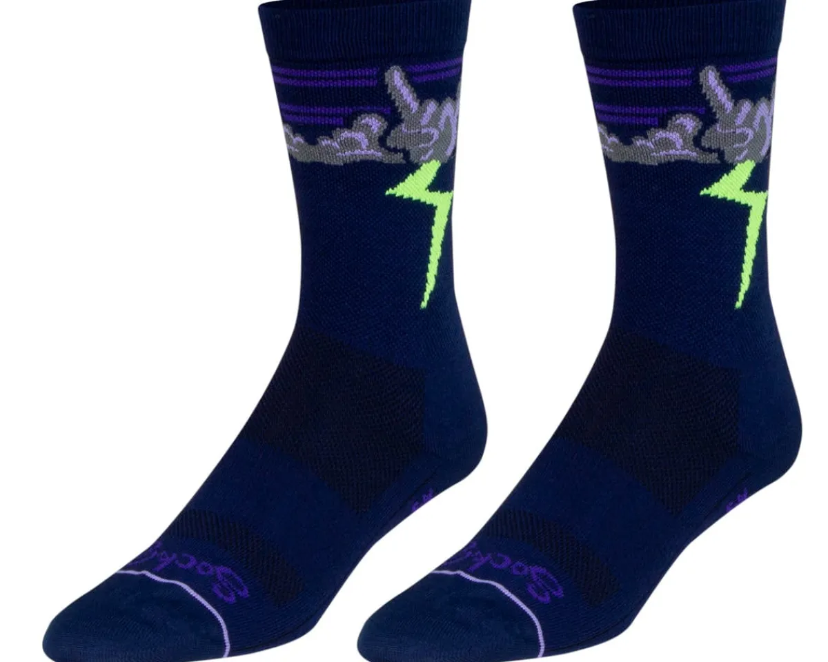 Sockguy Clothing Accessories|Shoes, Socks, & Footwear|6" Socks (Thunder) (L/XL)