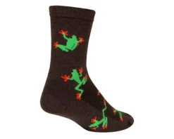 Sockguy Clothing Accessories|Holiday Shopping|6" Socks (Tree Frogs) (L/XL)