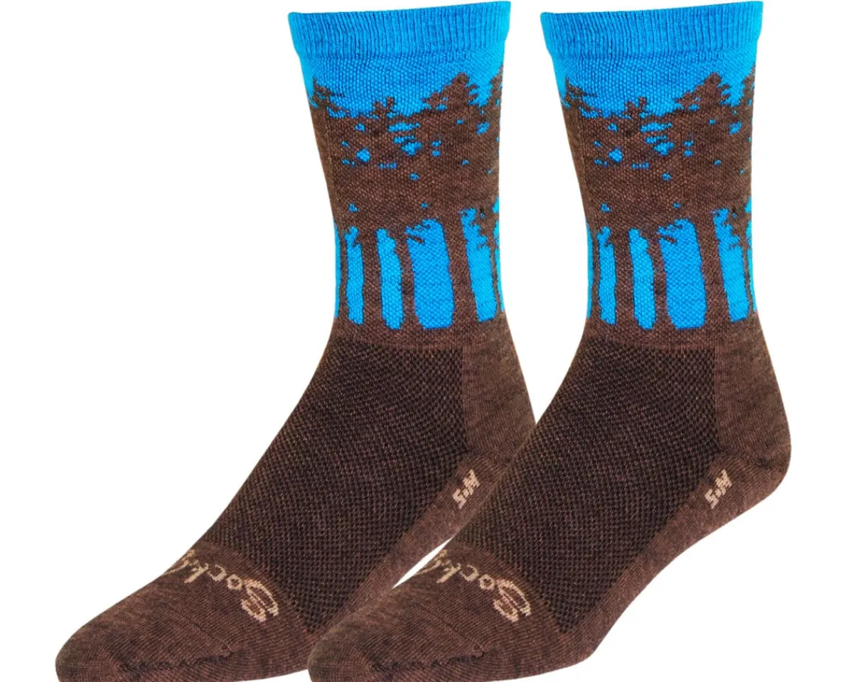 Sockguy Clothing Accessories|Shoes, Socks, & Footwear|6" Socks (Treeline) (L/XL)