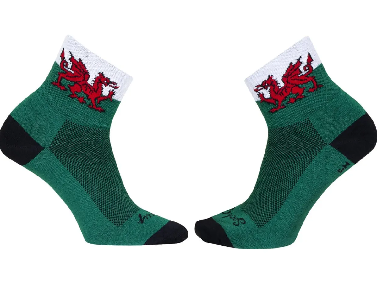 Sockguy Clothing Accessories|Shoes, Socks, & Footwear|3" Socks (Welsh) (S/M)
