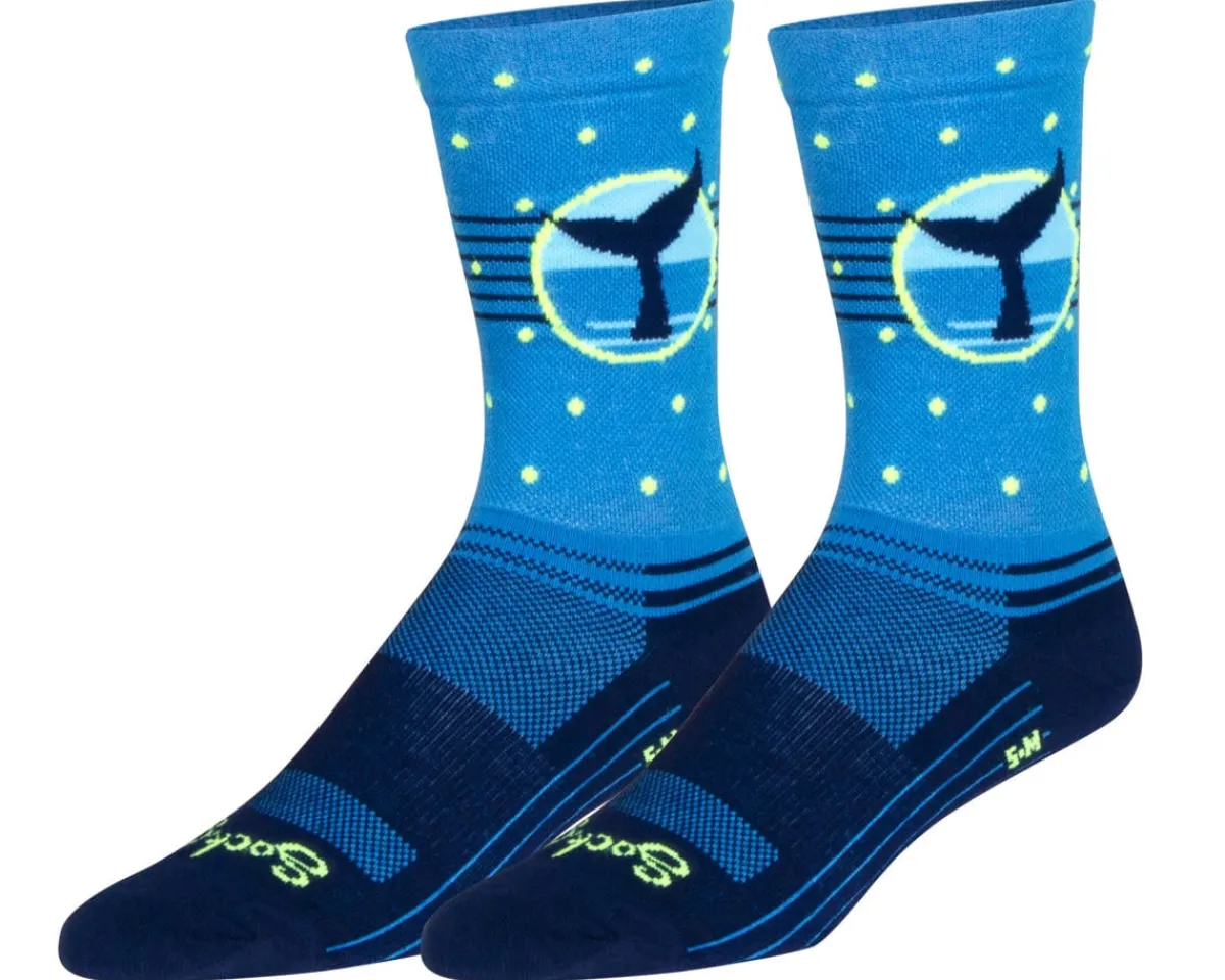 Sockguy Clothing Sale|Clothing Accessories|6" Socks (Whale Tail) (L/XL)