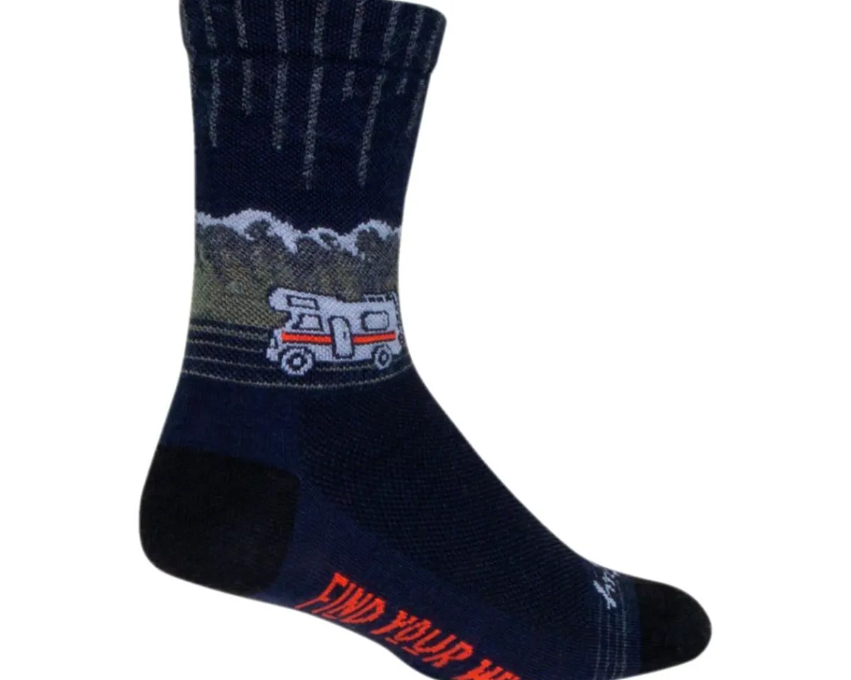 Sockguy Clothing Accessories|Shoes, Socks, & Footwear|Wild Wool Socks (Blue) (L/XL)