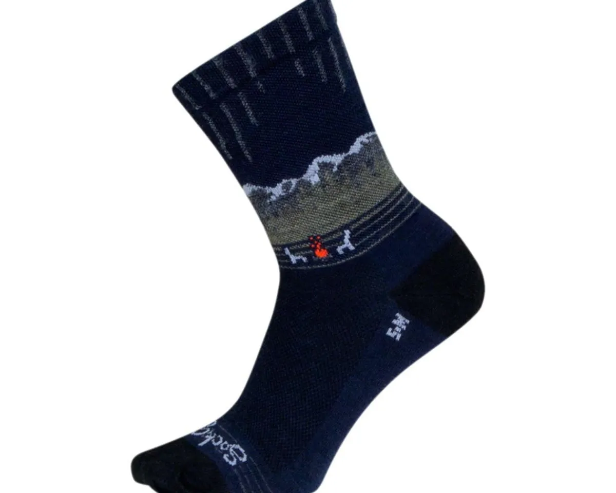 Sockguy Clothing Accessories|Shoes, Socks, & Footwear|Wild Wool Socks (Blue) (L/XL)